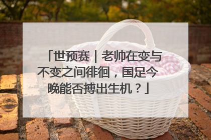 世预赛｜老帅在变与不变之间徘徊，国足今晚能否搏出生机？